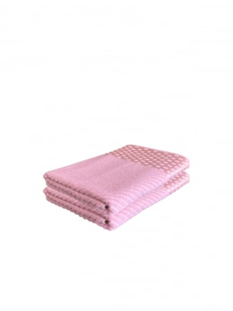 PROSOAPE - Set 2 Prosoape de Baie din Bumbac 100%, Tip Jacquard, Roz