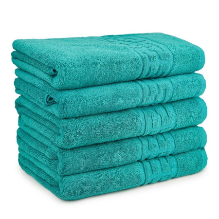 Set 5 Prosoape, Bumbac 100% - Set 5 Prosoape, Bumbac 100%, Model Grecesc, Verde