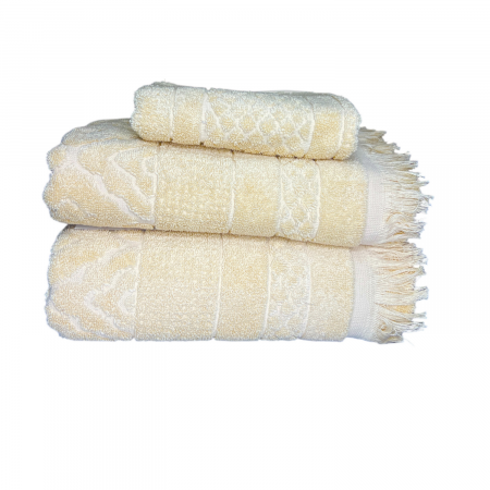 Set Cadou 3 Prosoape, Dimensiuni Mixte - Royal Collection Bej [2]
