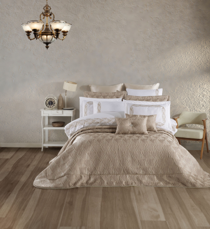 Set Lenjerie De Pat Jacquard Regal, 11 Piese, Cuvertura Inclusa - Set_Lenjerie_De_ Pat_Jacquard Regal_11 Piese_ Cuvertura_Inclusa_alina_bej