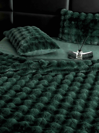 Set Lenjerie De Pat Blana Artificiala De Iepure, 6 Piese, 2 Persoane [2]