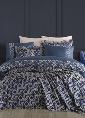 Lenjerii De Pat Premium Collection - dantela-vita-set-lenjerie-de-pat-si-cuvertura-pat-2-persoane-bumbac~casimi~p1