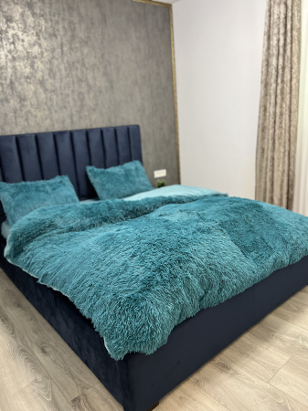 Set Lenjerie Super Pufoasa Cocolino, Model Fluffy, 6 piese, Pat 2 Persoane, TURCOAZ_JO [4]