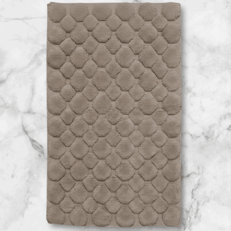 Covorase Baie - Set Premium Covoras de Baie, 2 Piese, 60x100 cm / 50x60 cm, Bumbac 100%, Maro