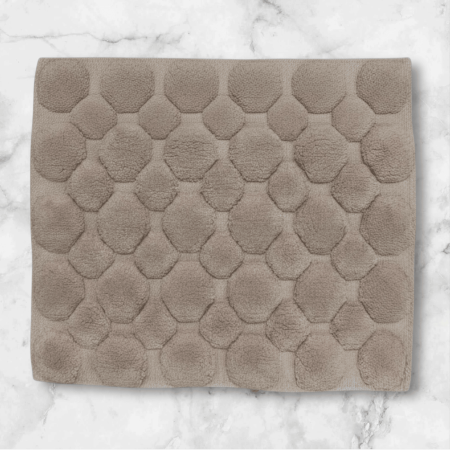 Set Premium Covoras de Baie, 2 Piese, 60x100 cm / 50x60 cm, Bumbac 100%, Maro [1]