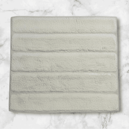 Set Premium Covoras de Baie, 2 Piese, 60x100 cm / 50x60 cm, Bumbac 100%, Serit Crem [1]