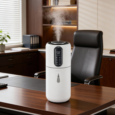 Umidificator Evoair STEAMIX3800 Smart, Wifi, Rezervor 3.8L, Capacitate de umidificare 300ml/h, Senzor umiditate, Mod Auto, Autonomie 13 ore, Lampă UVA, Aromaterapie, Indicator umiditate și temperatură [8]