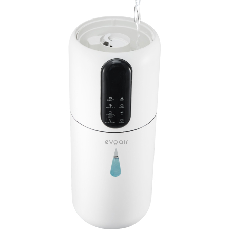 Umidificator Evoair STEAMIX3800 Smart, Wifi, Rezervor 3.8L, Capacitate de umidificare 300ml/h, Senzor umiditate, Mod Auto, Autonomie 13 ore, Lampă UVA, Aromaterapie, Indicator umiditate și temperatură [3]