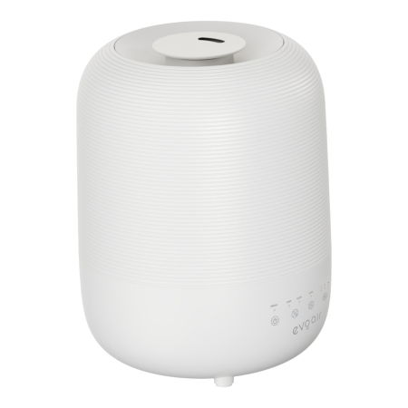 Umidificator Evoair UMIVA 3000 Rezorvor 3L, Capacitate de umidificare 300ml/h, Senzor umiditate, Mod Auto, Autonomie >8 ore, Indicator umiditate și temperatură, Alb [5]