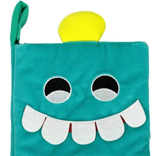 Carte senzoriala bebe, cu picioruse, educativa pentru bebelusi, 18.5 x 15 x 3 cm, Empria, Diverse modele [3]