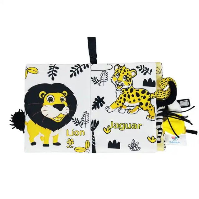 Carte Senzoriala Contrastanta pentru Bebelusi Explorarea Contrastelor, 18.5 x 15 x 3 cm, Diverse modele [4]