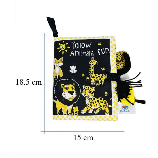 Carte Senzoriala Contrastanta pentru Bebelusi Explorarea Contrastelor, 18.5 x 15 x 3 cm, Diverse modele [3]