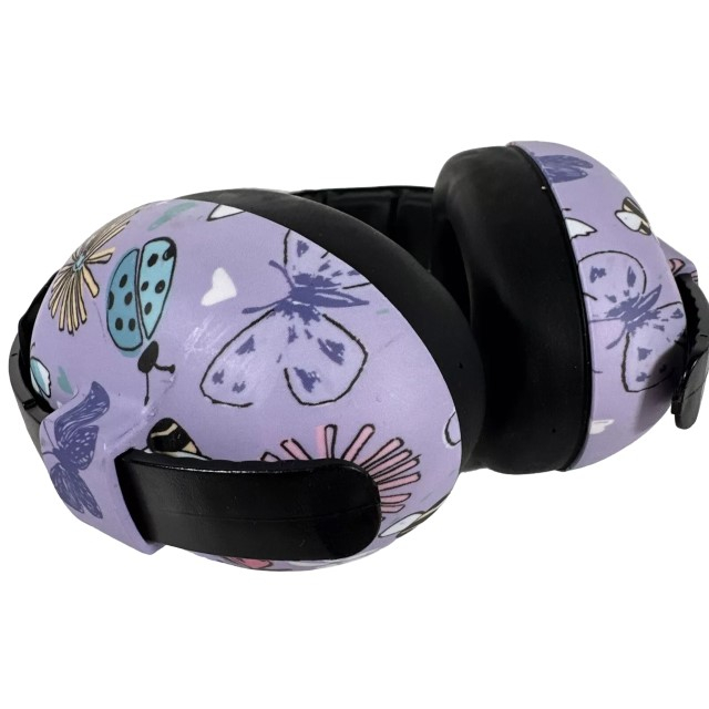 Casti antifonice pentru bebelusi si copii, Banz, Bubzee, 3-36 luni, Butterfly [5]