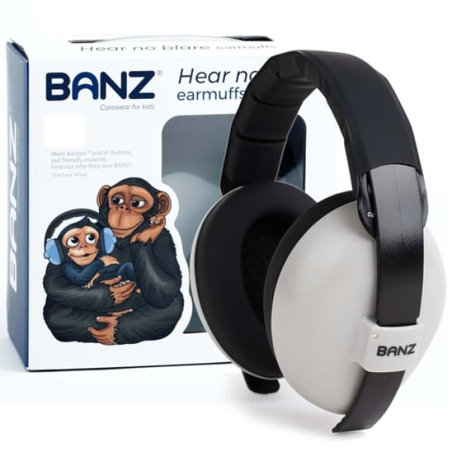 Casti antifonice pentru bebelusi si copii, Banz, Bubzee, 3-36 luni, Grey [7]