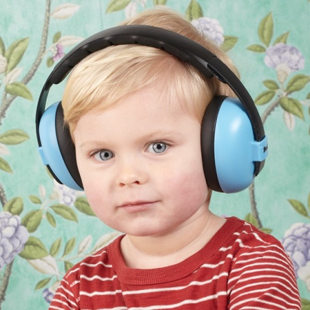 Casti antifonice pentru bebelusi si copii, Banz, Bubzee, 3-36 luni, Sky Blue [3]