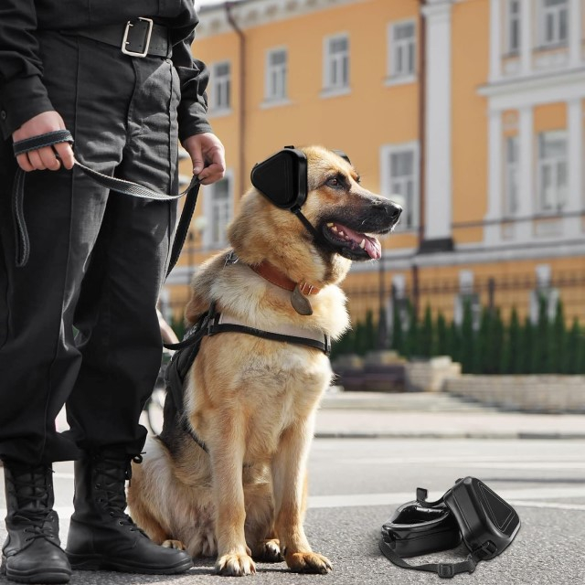 Casti antifonice pentru caini, talie medie si mare, Negru, Empria [19]