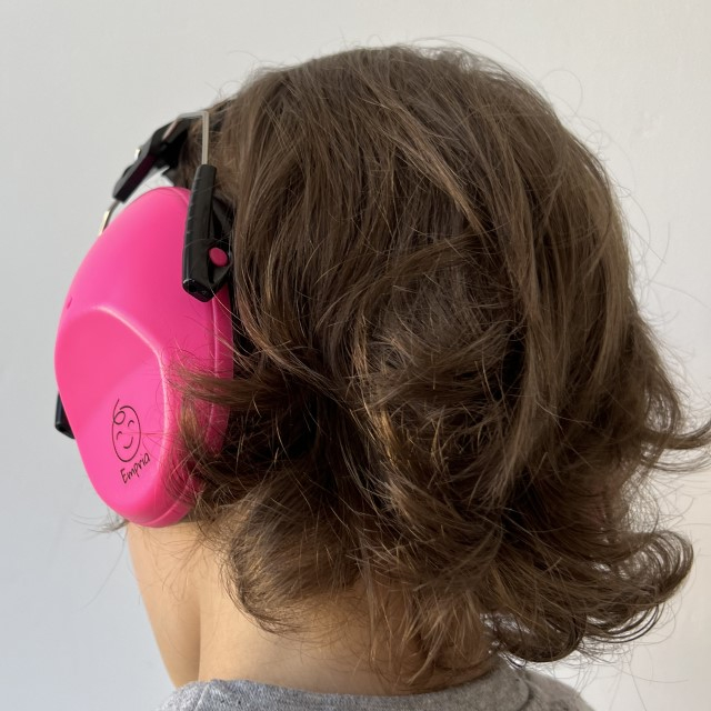 Casti antifonice pentru copii Vivid Slim, model ajustabil, Empria, Pink Pulse [9]