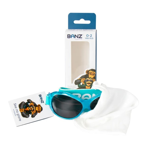 Ochelari de Soare pentru copii, 2-5 ani, Retro, Oval Aqua [6]