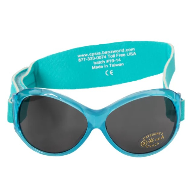 Ochelari de Soare pentru copii, 2-5 ani, Retro, Oval Aqua [2]