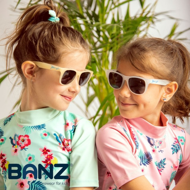 Ochelari de Soare pentru copii, J-Banz Chameleon, 4-10 ani, Verde/Roz [12]