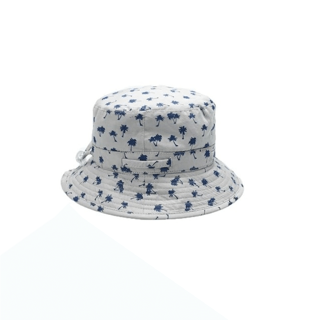 Palarie Copii Bucket, Protectie Soare UPF50+, Light Palm Tree, 2 - 4 ani [4]