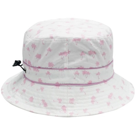 Palarie Copii Bucket, Protectie Soare UPF50+, White Palm Tree, Diverse marimi [4]