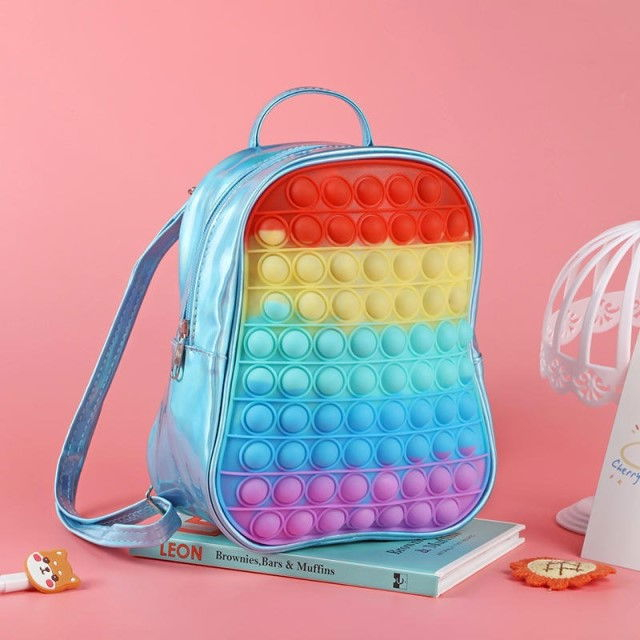 Rucsac ghiozdan prescolari, Empria, Pop It, Antistres, Rainbow [13]