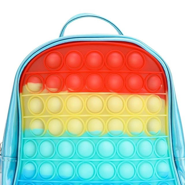 Rucsac ghiozdan prescolari, Empria, Pop It, Antistres, Rainbow [9]