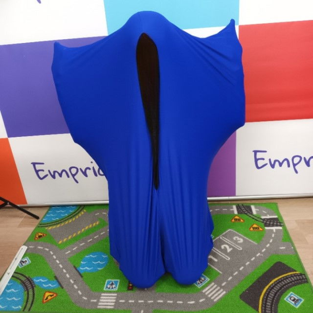 Sac senzorial pentru corp, ciorap senzorial de corp, Albastru, marime M [6]