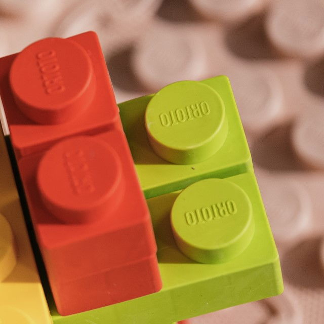 Set senzorial cu piese de constructie 3D, dimensiuni mari, 16 piese [3]