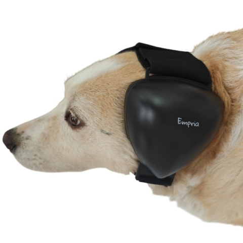 Antifoane protectie auz animale, dimensiune M, Negru [4]