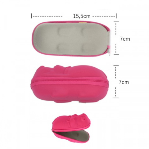 Carcasa pentru Ochelari de soare bebelusi si copii Bubzee, Roz [6]