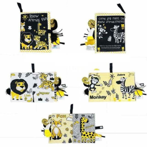 Carte Senzoriala Contrastanta pentru Bebelusi Explorarea Contrastelor, 18.5 x 15 x 3 cm, Diverse modele [4]