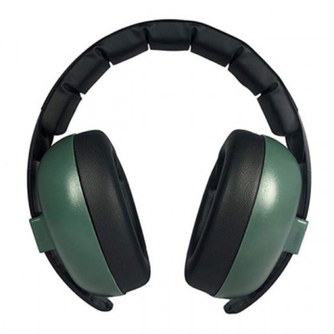 Casti antifonice bebelusi - Casti antifonice pentru bebelusi si copii, Banz, Bubzee, 3-36 luni, Dark Green