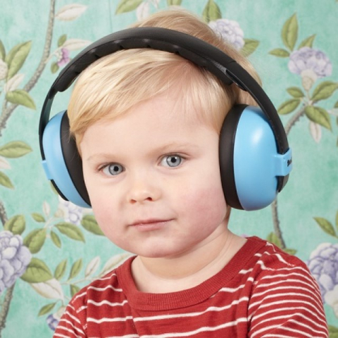 Casti antifonice pentru bebelusi si copii, Banz, Bubzee, 3-36 luni, Sky Blue [2]