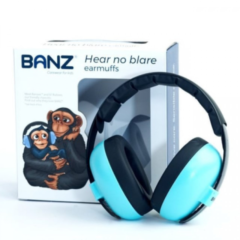 Casti antifonice pentru bebelusi si copii, Banz, Bubzee, 3-36 luni, Turcoaz [8]