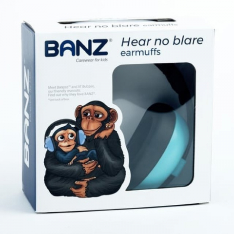 Casti antifonice pentru bebelusi si copii, Banz, Bubzee, 3-36 luni, Turcoaz [9]