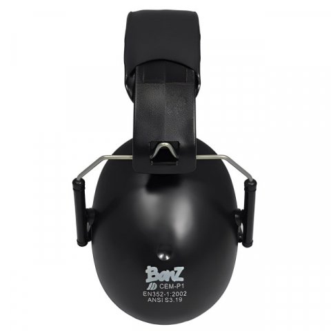 Casti antifonice copii - Casti antifonice pentru copii, Banz Bubzee, 3-10 ani, Black