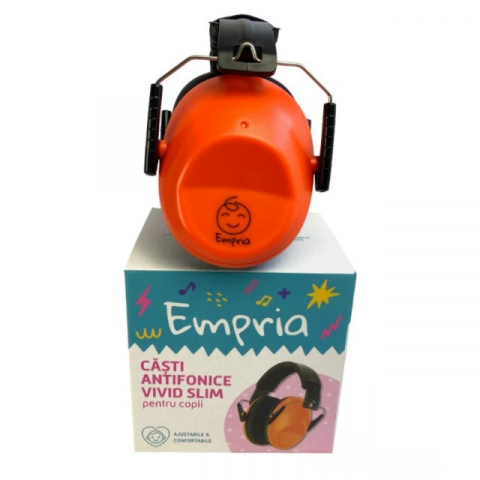 Casti antifonice pentru copii Vivid Slim, model ajustabil, Empria, Citric Glow [12]