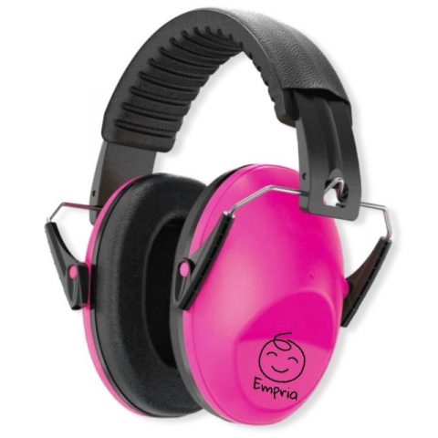 Casti antifonice copii - Casti antifonice pentru copii Vivid Slim, model ajustabil, Empria, Pink Pulse