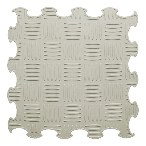 Covoras ortopedic, senzorial, set puzzle, 16 piese, model Sport Surface, Gri [7]