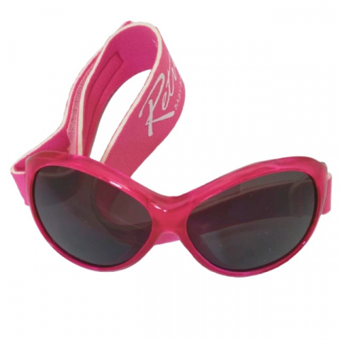 Ochelari de Soare pentru Bebelusi, 0-2 ani, Retro, Oval Pink [3]