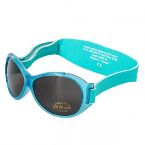 Ochelari de soare copii - Ochelari de Soare pentru copii, 2-5 ani, Retro, Oval Aqua