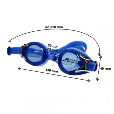 Ochelari pentru inot, Negru [6]