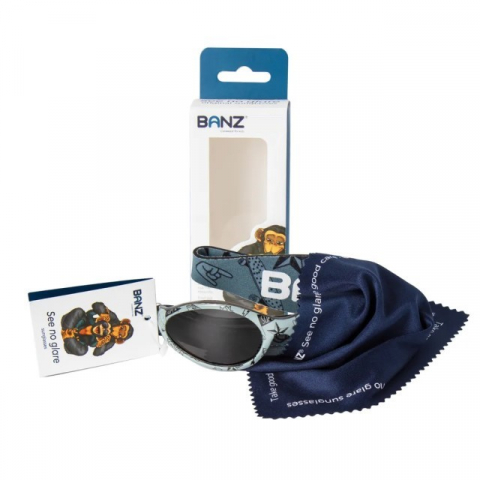 Pachet Combo, Casti Antifonice Banz bebe + Ochelari de Soare Protectie UV, 3 - 36 luni, Grafiti [15]