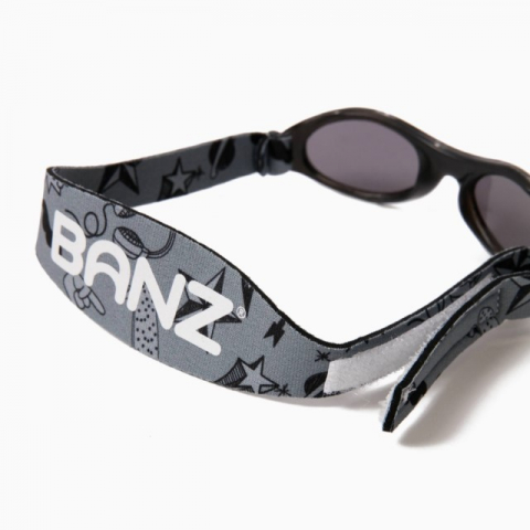 Pachet Combo, Casti Antifonice Banz bebe + Ochelari de Soare Protectie UV, 3 - 36 luni, Grafiti [11]