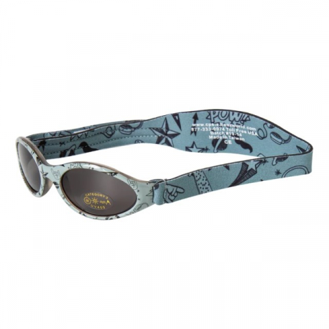 Pachet Combo, Casti Antifonice Banz bebe + Ochelari de Soare Protectie UV, 3 - 36 luni, Grafiti [5]