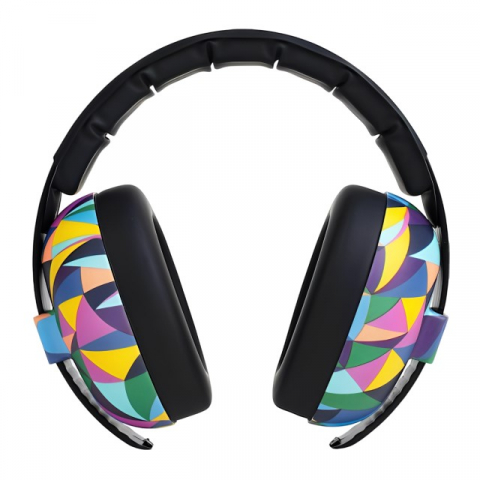 Pachet Combo, Casti Antifonice Banz bebelusi + Ochelari de Soare Protectie UV, 3 - 36 luni, Kaleidoscop [4]