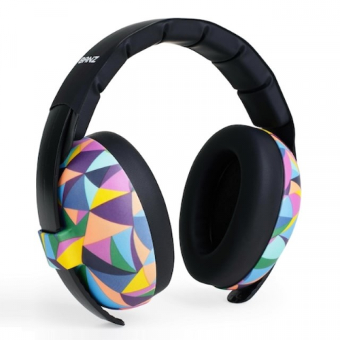 Pachet Combo, Casti Antifonice Banz bebelusi + Ochelari de Soare Protectie UV, 3 - 36 luni, Kaleidoscop [9]