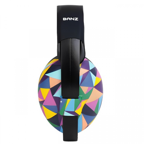Pachet Combo, Casti Antifonice Banz bebelusi + Ochelari de Soare Protectie UV, 3 - 36 luni, Kaleidoscop [12]